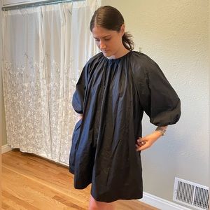 Black parachute dress